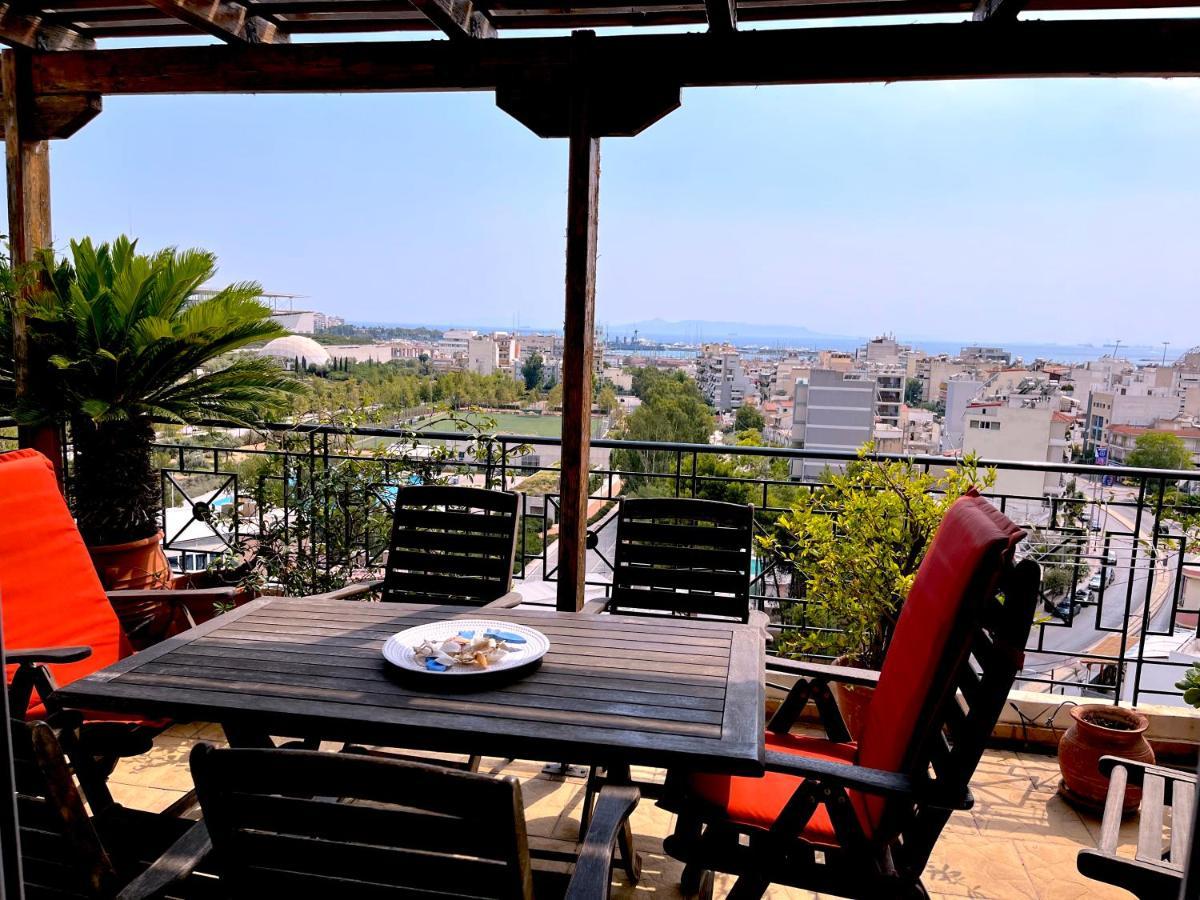 The Best Penthouse View Near Stavros Niarchos Foundation Atina Dış mekan fotoğraf