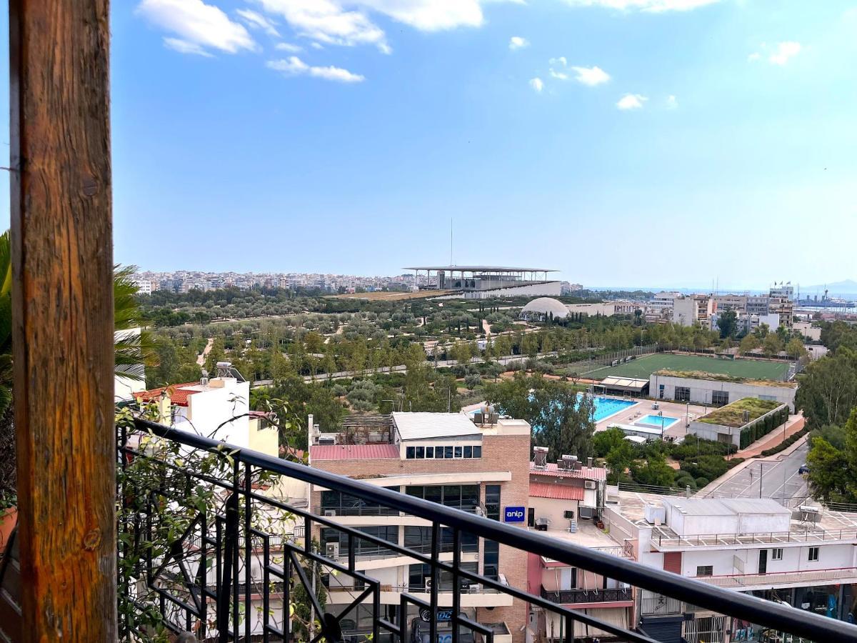 The Best Penthouse View Near Stavros Niarchos Foundation Atina Dış mekan fotoğraf